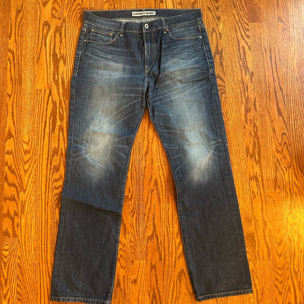 Men’s Express Straight Leg Jeans 36/34